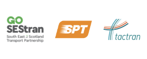 SEStran, SPT and Tactran logos