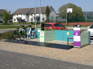 Pop-up mobility hub